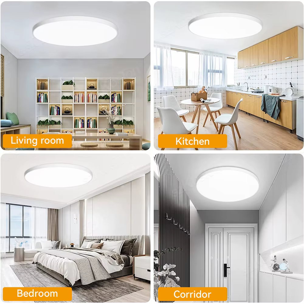 37 cm Ultra Mince LED Plafonnier 3 Couleurs LED Lumières Chambre Décor Intérieur Plafonnier pour Cui