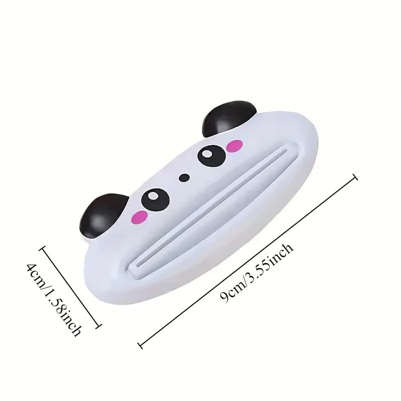 Distributeur de dentifrice roulant, mignon, dessin animé, Clips de nettoyage du visage, porte-dentif