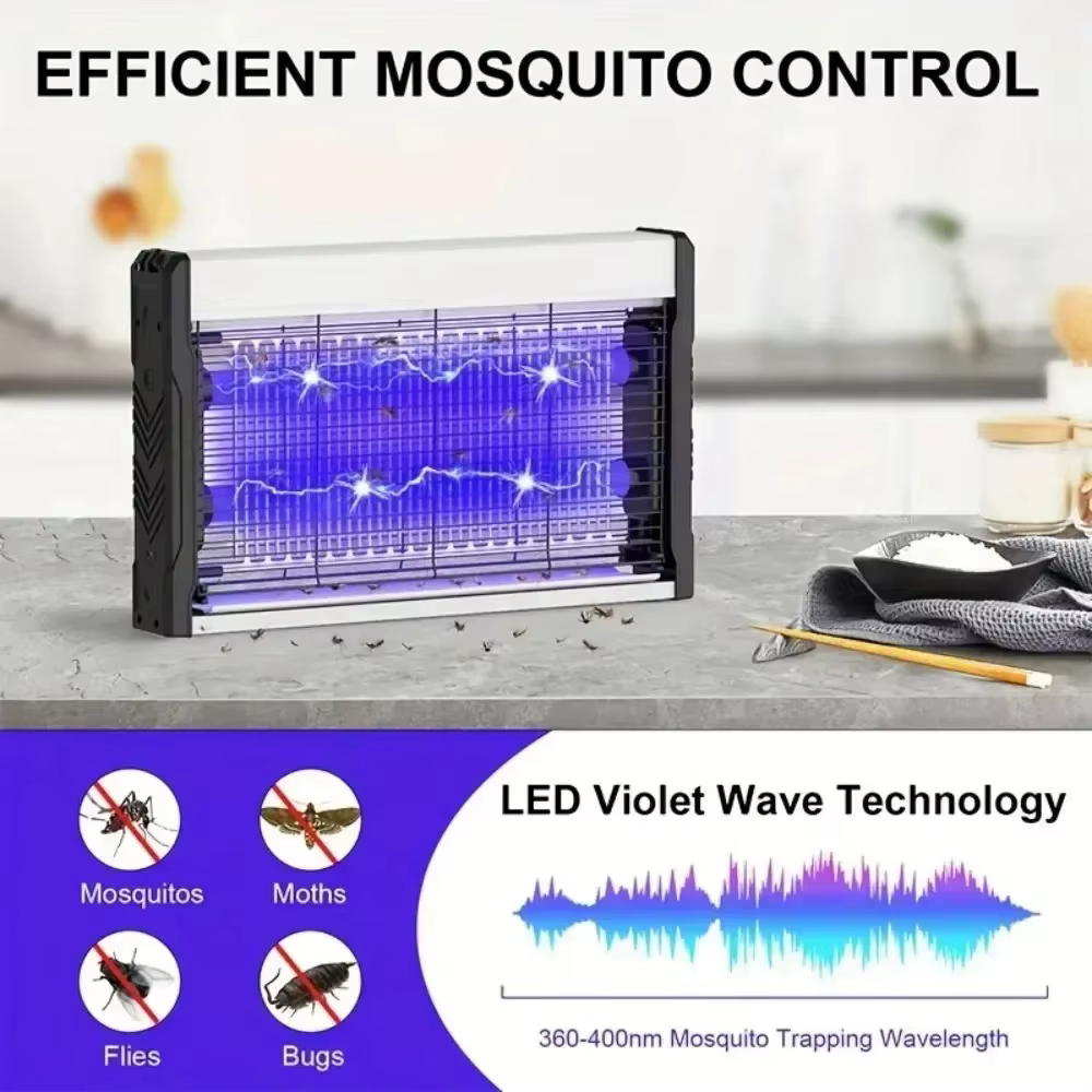 JOYINLED lampe anti-moustique lumière UV piège à insectes capteur de mouches pour chambre intérieure