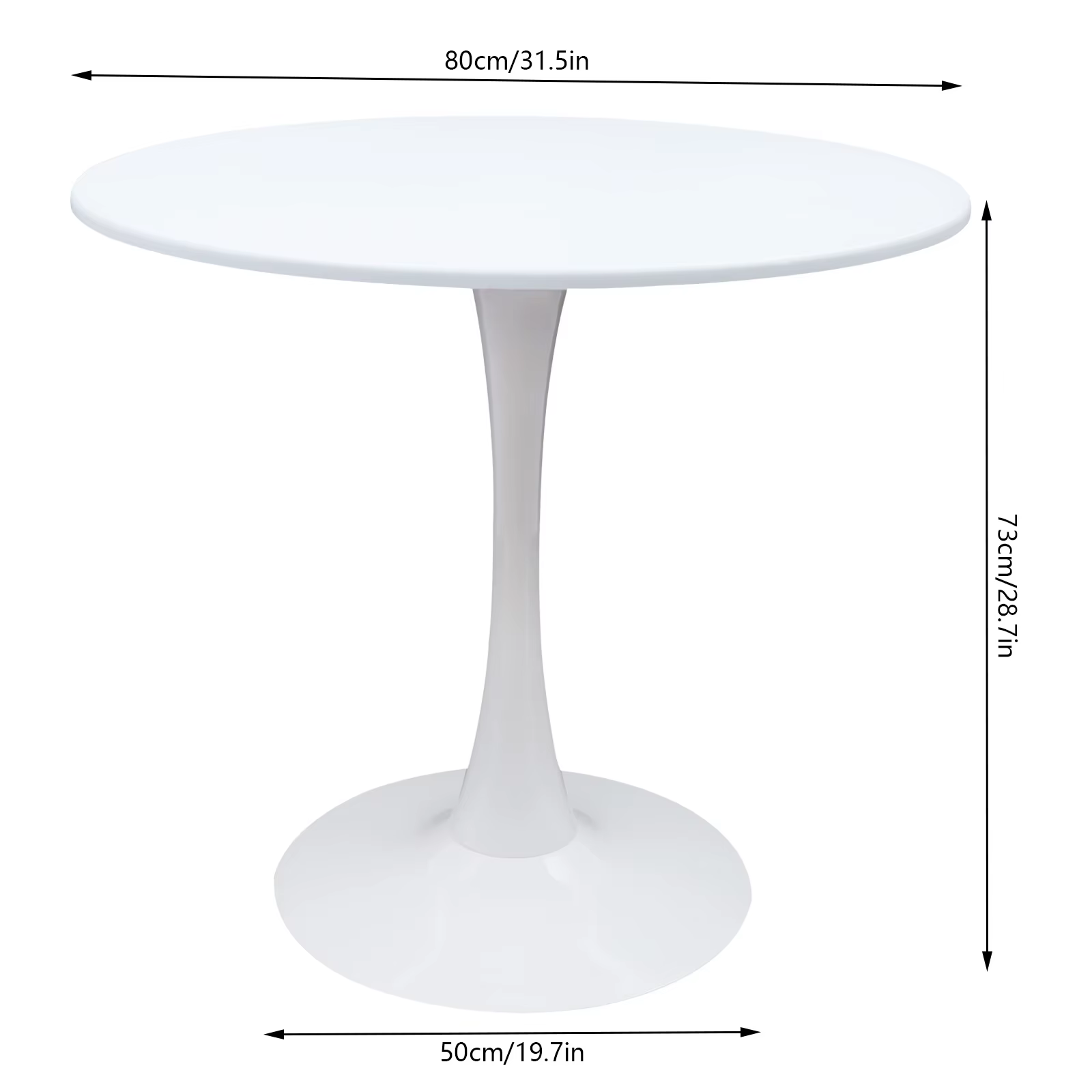 "Table Basse Blanche et Moderne Décontractée, Décoration de Salon pour la Maison"