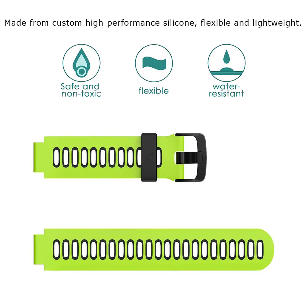 Bracelet de montre pour Garmin Forerunner 735XT 735/220/230/235/620/630 montre bracelet en Silicone 