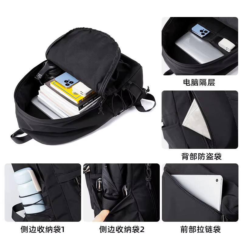 Sac à dos Oxford pour hommes, léger, Simple, pour ordinateur portable de 14 pouces, unisexe, décontr