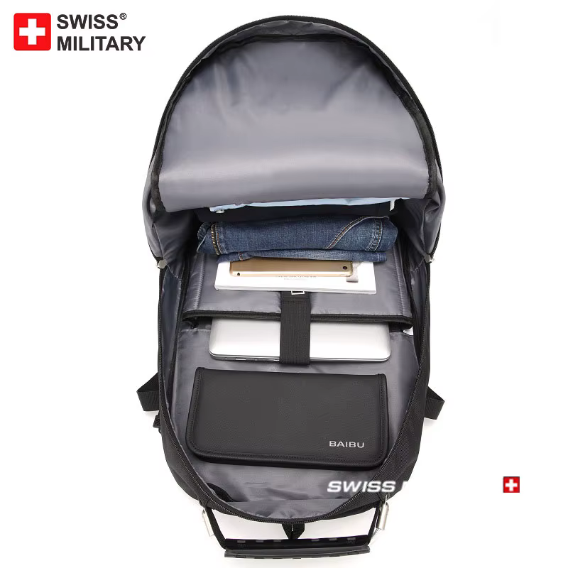 SWISS MILITARY Nouveau sac multifonctionnel de grande capacité pour homme, sac à dos de voyage à la 
