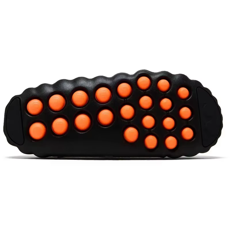 Claquettes de confort Rubber Tech 001, Chaussures de course Running Bone White Red Black Light Smoke