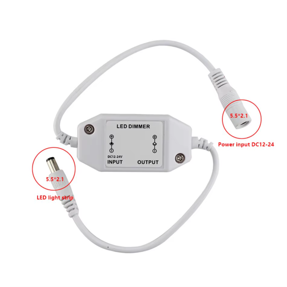 Bouton interrupteur variateur contrôleur 6A pour lampe de Table de chevet lampe d'armoire suspension
