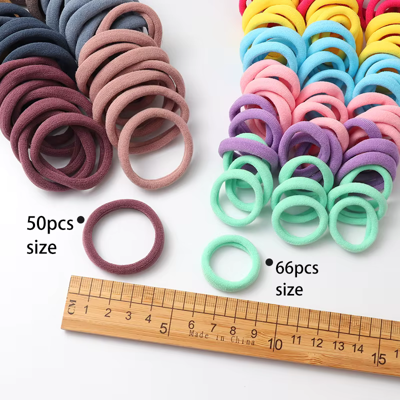 Bandes élastiques en caoutchouc de nylon pour filles, accessoires pour cheveux, porte-queue de cheva