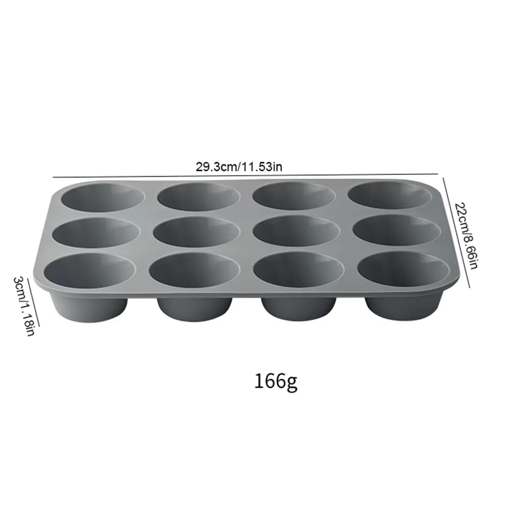 Moule de cuisson en Silicone à 12 trous pour la cuisson, ustensiles de cuisson 3D, sphère ronde au c