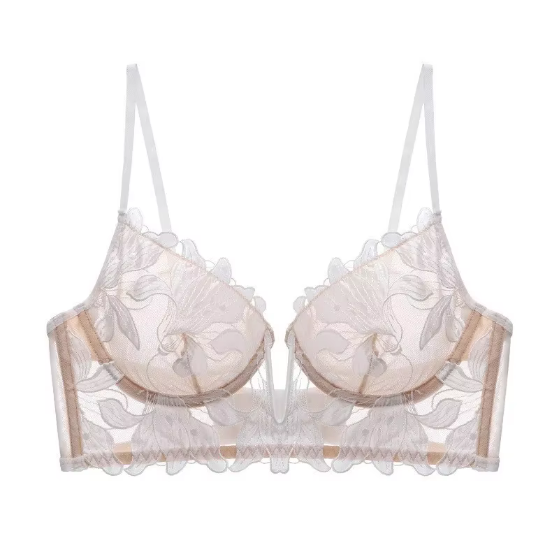 Ensemble de Lingerie en dentelle pour femmes, ensemble de soutien-gorge élégant et Sexy, sous-vêteme