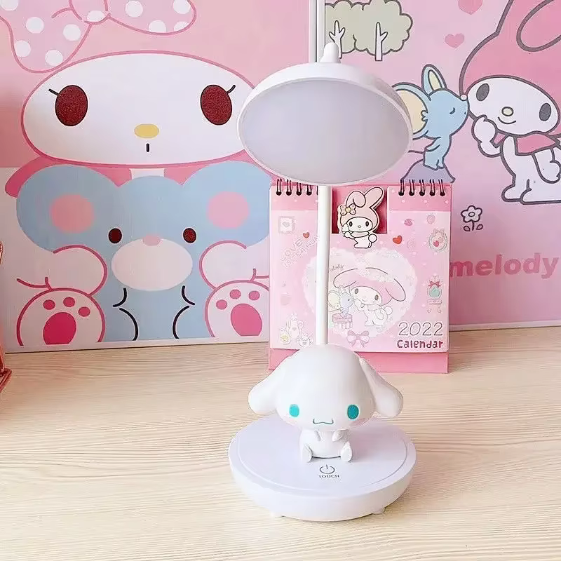 Lampe de nuit Led Sanrio authentique, Hello Kitty My Melody, dessin animé Kawaii, lampe de table pou