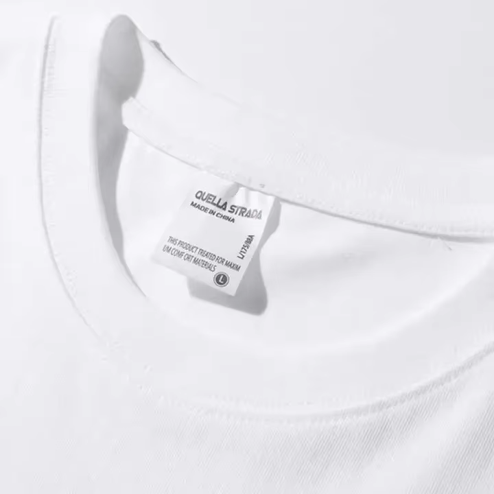 T-shirt pour hommes 600g T-shirt à manches courtes en coton robuste pour hommes mode coton épaissi à