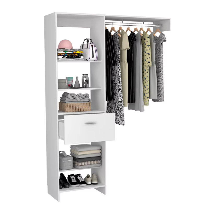 Système de Cisco Manchester 150, cinq étagères ouvertes en métal, une MEL-White, nouvelle collection