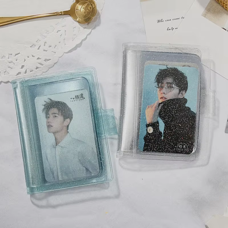 Album Photo Transparent Mini Album Polaroid carte Photo billet de Train carte Collection livre bijou