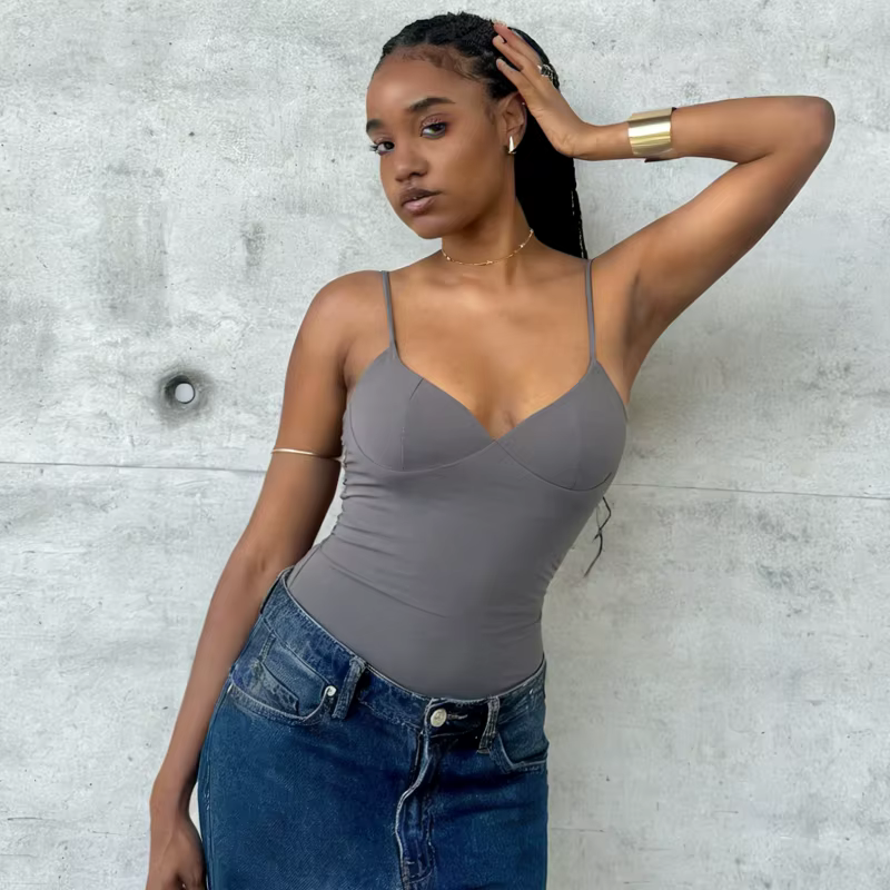 Hauts pour femmes : Bustier, Corset, Crop Top, Slip Top, Bodycon, Dos nu, Sexy, Nouveauté 2026, Marr