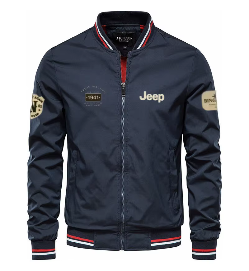 Nouvelles vestes à col de baseball Jeep 2026 de haute qualité pour le printemps et l'automne, hauts