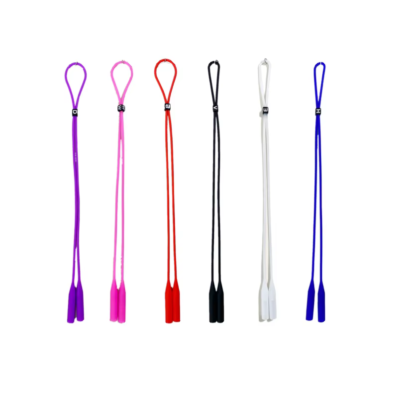 Sangles élastiques réglables en Silicone pour lunettes de soleil, 3 pièces, chaîne de sport antidéra