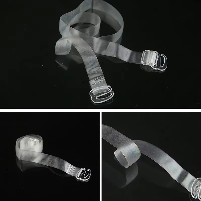 Bretelles de soutien-gorge transparentes, invisibles, détachables, réglables, en Silicone, ceinture 