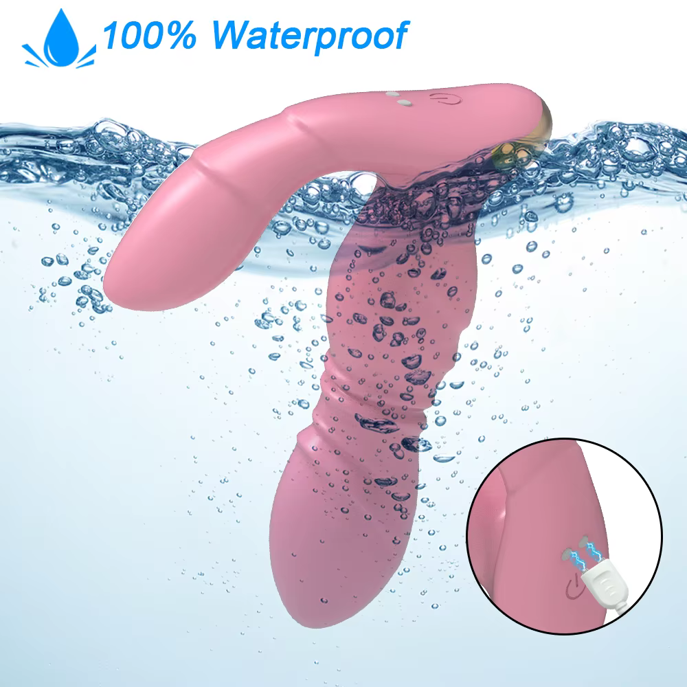 Gode de poussée télécommandé sans fil pour femme, vibromasseur portable, point G, stimulateur de cli