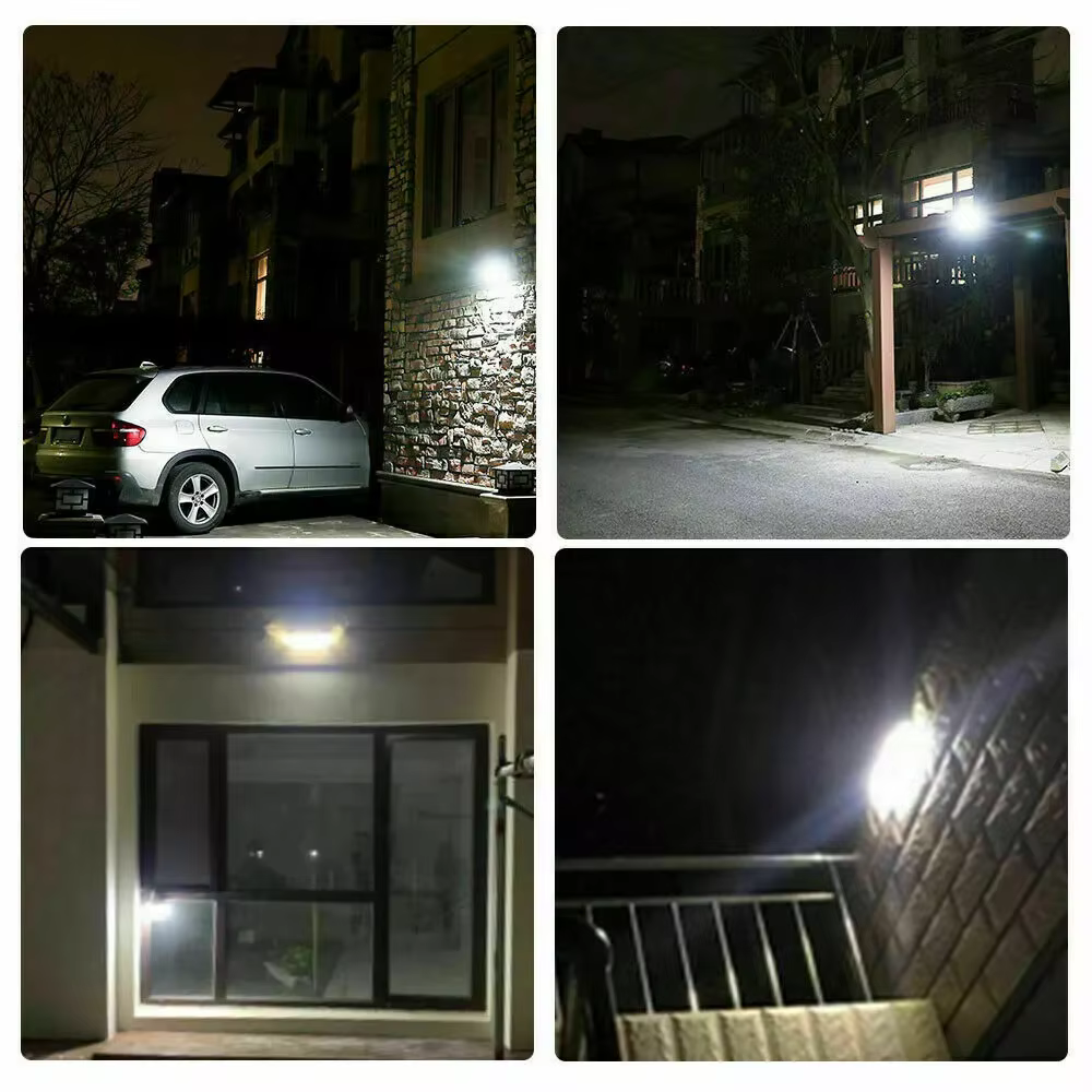 Lampe solaire d'extérieur à 468 LED avec détecteur de mouvement PIR, étanche, 62 Sunlight, lampadair