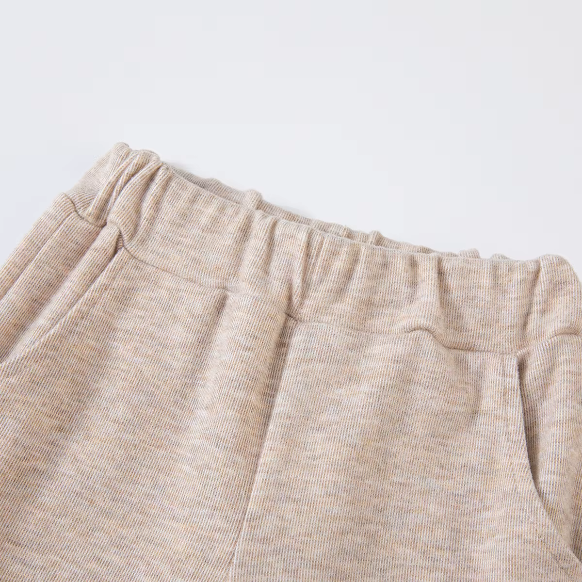 Ensemble deux pièces décontracté pour filles, haut et pantalon à manches longues, couleur unie, tenu