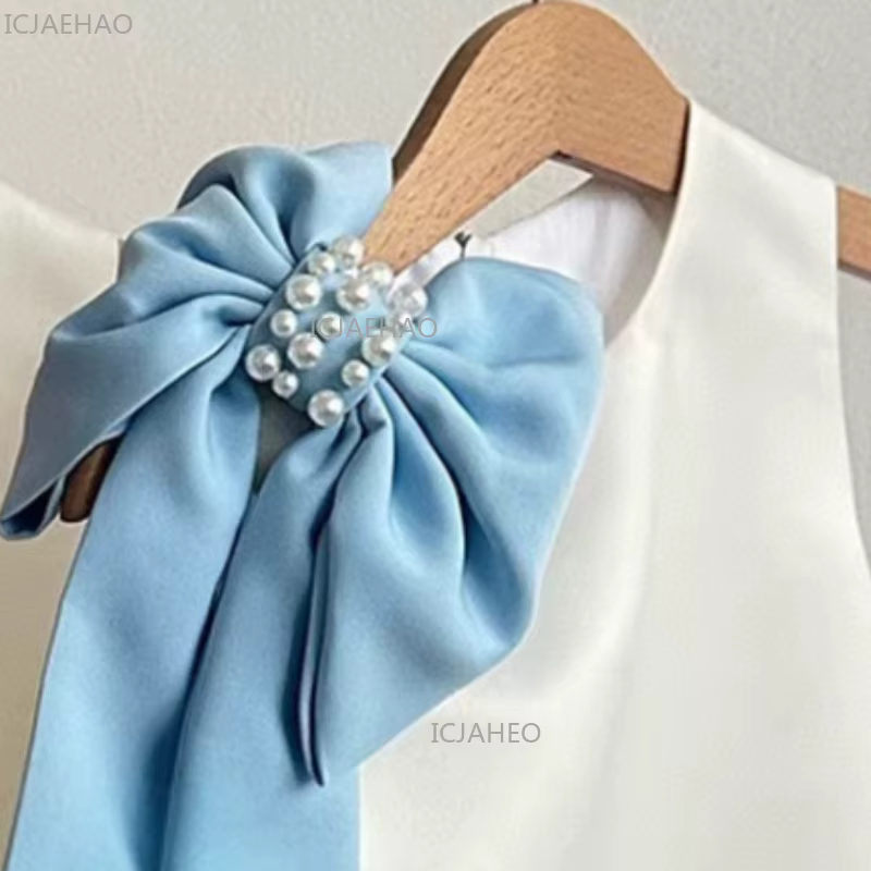 Nouvelle Robe de Princesse pour Filles, Jupe Évasée, Tenue de Cérémonie Mignonne et Élégante pour En
