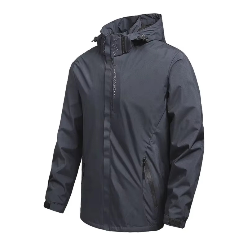 Manteau imperméable imperméable d'extérieur pour hommes imperméable léger avec capuche streetwear ra