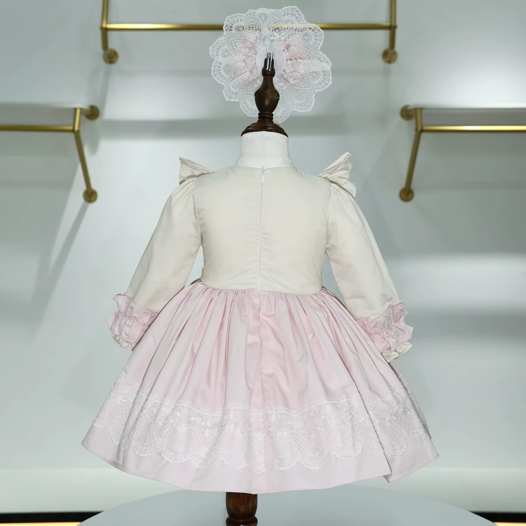 Robe de princesse Vintage turque rose pour bébé fille de 0 à 12 ans, pour anniversaire, vacances, pâ