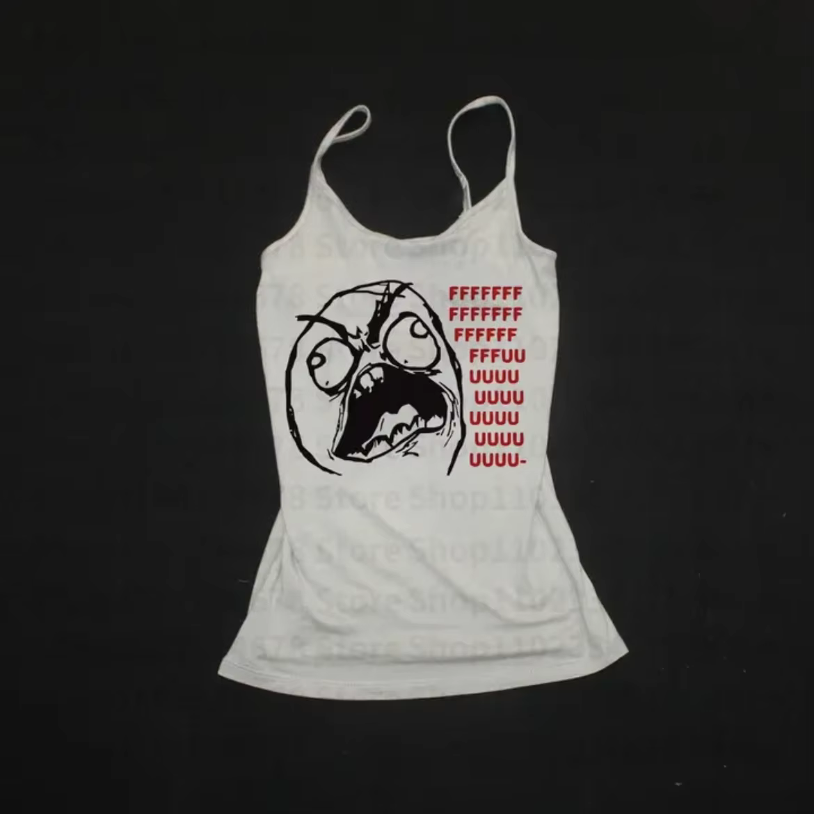 Camisole dos nu avec impression graphique de lettre pour femme, haut précieux, streetwear sexy, vête