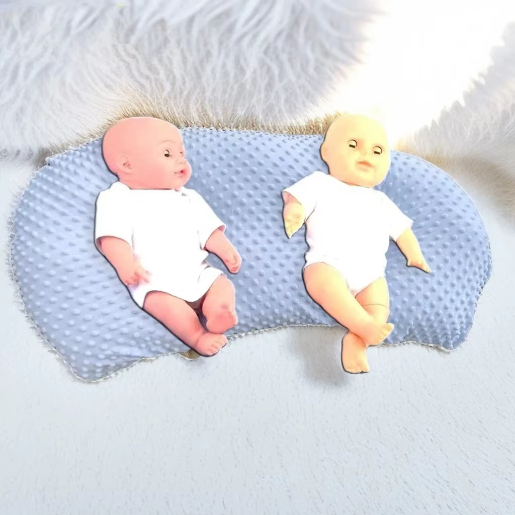 Oreiller d'allaitement double oreiller d'allaitement pour bébé lit d'allaitement pour nouveau-né ore