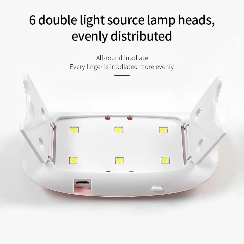 Mini lampe à ongles UV lumière LED vernis Gel durci rose blanc sèche-ongles Machine Portable USB UV 
