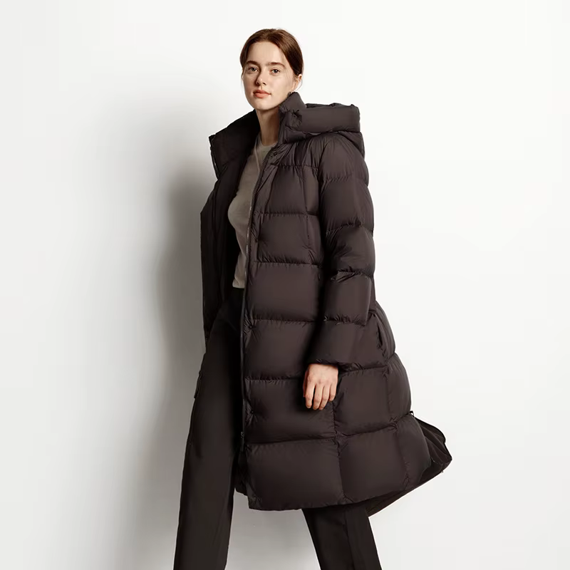 Doudoune longue pour femme Semir, 90% duvet de canard, imperméable, anti-taches, nouvelle collection