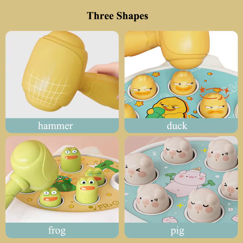 Jeu d'apprentissage Montessori pour bébé, canard, grenouille, over, cadeau de puzzle, tout-petit, ga
