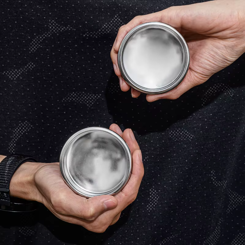 Bol de nettoyage pour filtre à café en acier inoxydable 51mm 54mm 58mm, tasse de rinçage non poreuse