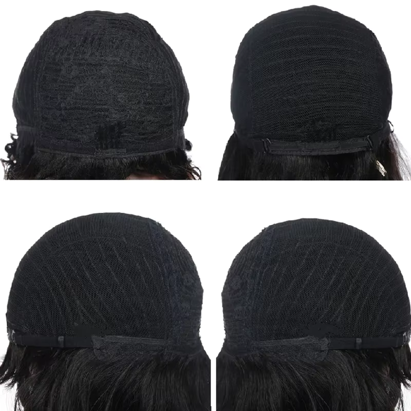 Perruque pixie à 150% de densité, 6 pouces, couleur brun/99j/noir naturel, coupe pixie, perruque fab