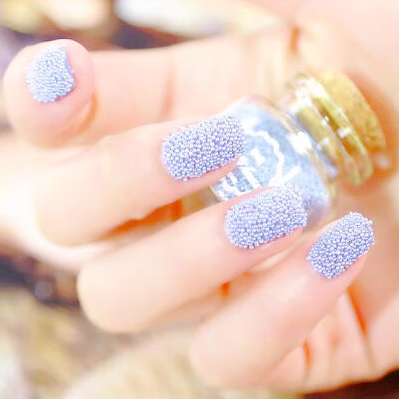 Petites perles rondes en verre de 2mm, 50 g/lot, pour nail art, décoration, comparateur de couleur, 