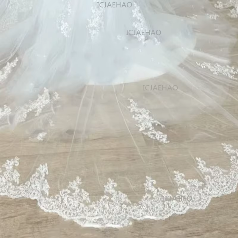 Robe de soirée blanche pour enfants 2026, style tutu à traîne, manches longues, pour spectacle, anni
