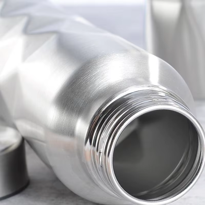 Bouteille d'eau en acier inoxydable à paroi unique, bouteille de bière portable, clic de cola HI, sa
