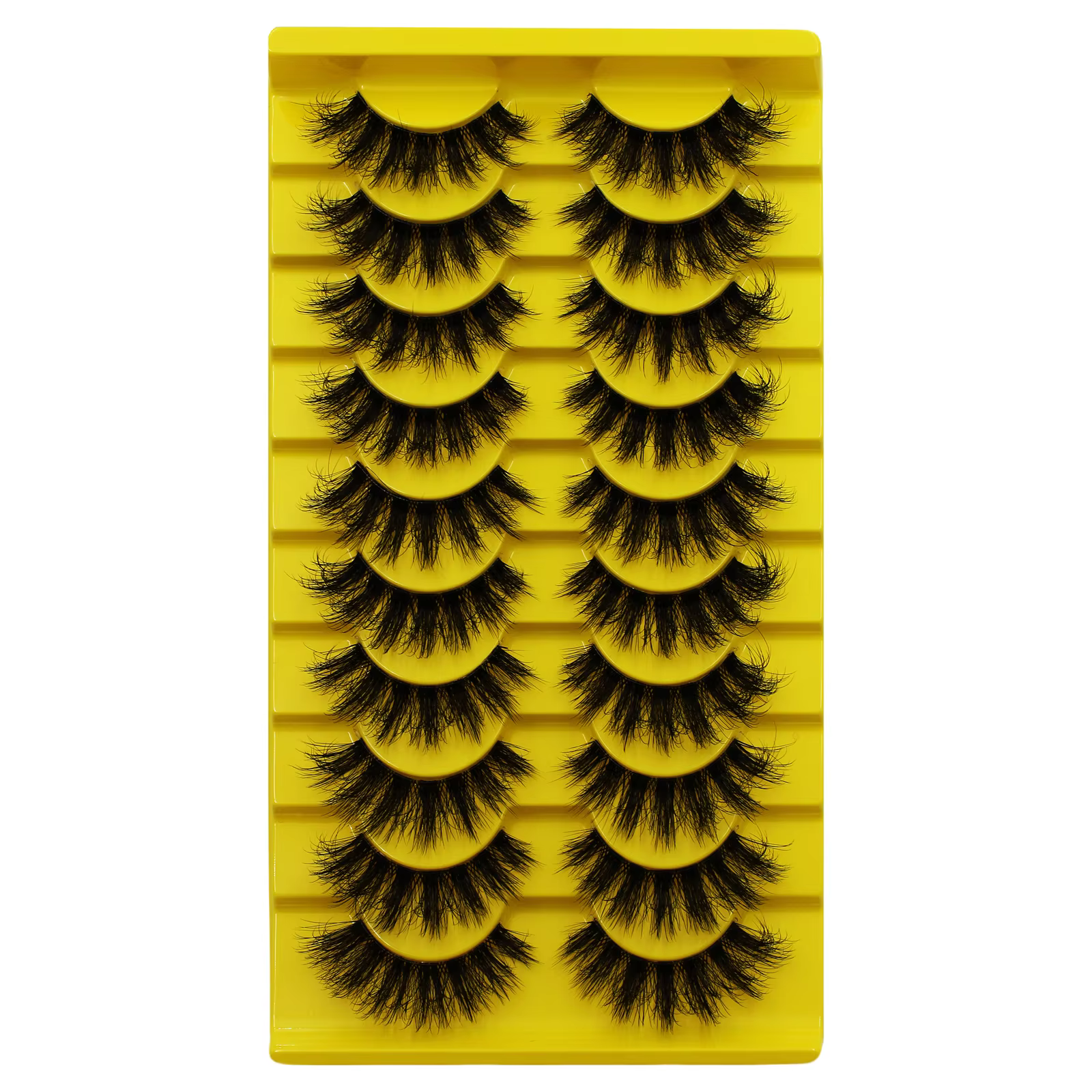 Faux cils moelleux russes, cils à bande 3D, maquillage désordonné, cils optiques moelleux, 10 paires