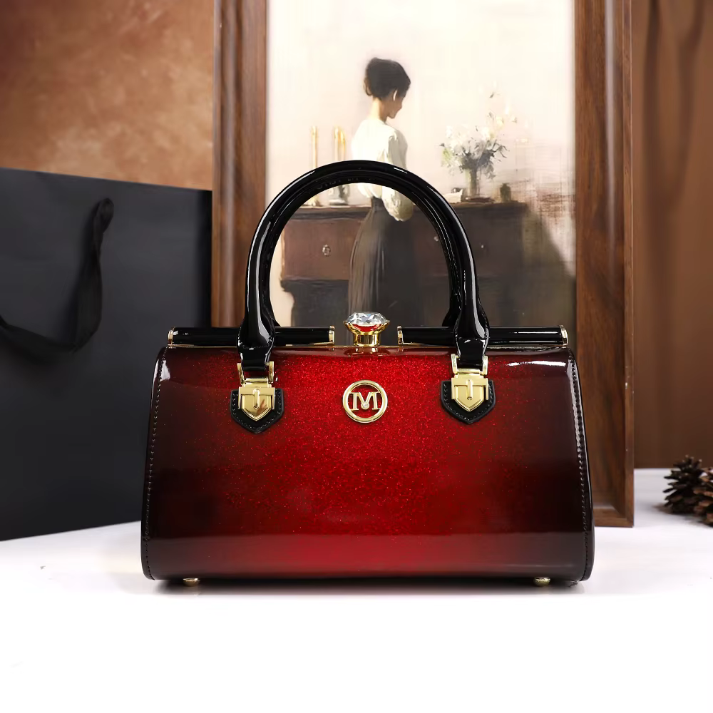 2025 Nouvelle taie d'oreiller, sac pour femme, épaule à main, diamant d'eau, dame d'âge moyen, sac p