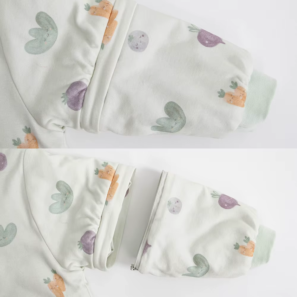 Sac de couchage pour bébé de 6 mois à 4 ans avec manches amovibles, design à jambes séparées, sacs d