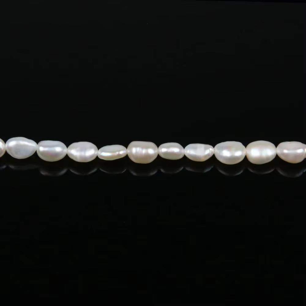 Perles d'Eau Douce Naturelles de Haute Qualité, Perforation Irrégulière, pour la Fabrication de Bijo