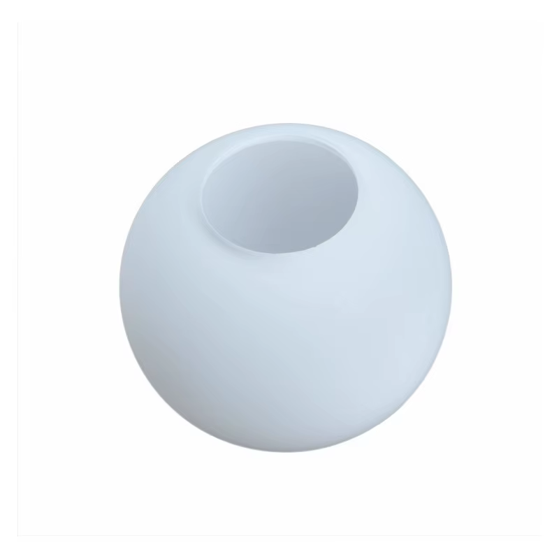 Abat-jour en verre blanc, abat-jour Globe laiteux, couvercle de lumière rond D10cm D12cm D15cm D20cm
