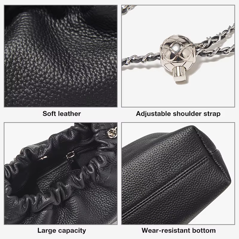 Sac bandoulière chic et compact FOXER 2026 pour femme en cuir véritable, mini sac à bandoulière tend
