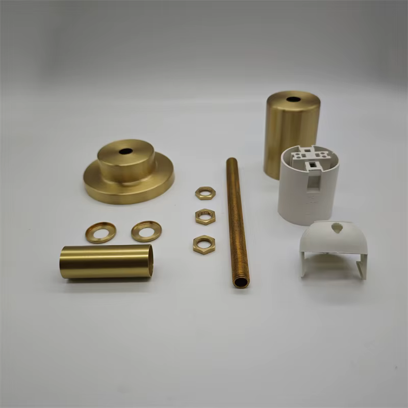 Accessoires d'assemblage de lampe de bureau en laiton, abat-jour de vase en céramique et verre E27, 