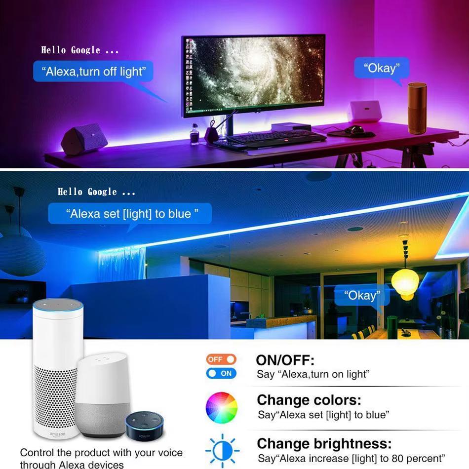 Magic Home-Contrôleur WiFi sans fil compatible Bluetooth, RGB, RGBW, IR, RF, LED, DC5V, 12V, 24V, WS
