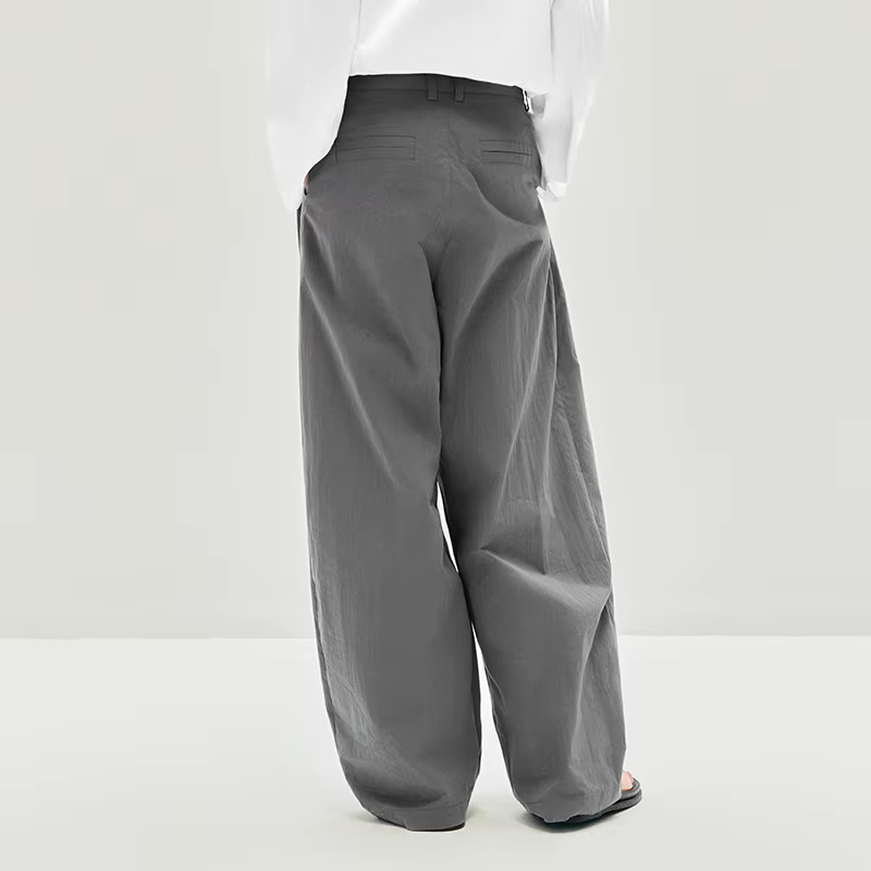 Semir femmes pantalon texturé ample incurvé Long décontracté mode vêtements pour femme texturé tissu