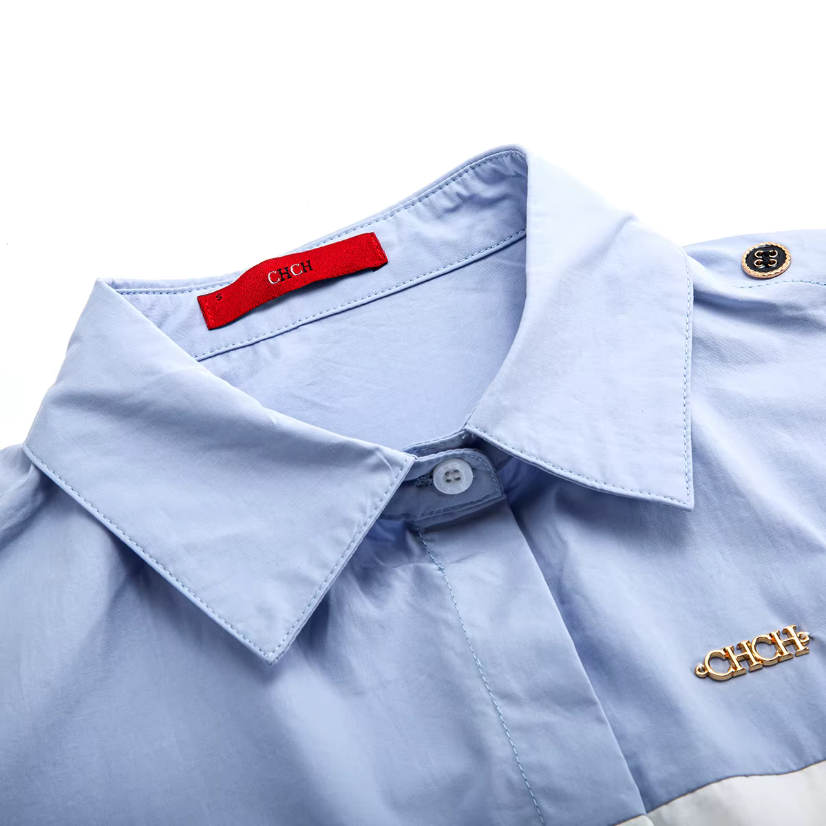 CHCH-Chemise d'affaires à manches longues pour femmes, Chemise épissée, Vêtements pour femmes, Abonn