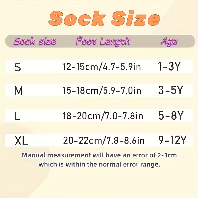 5 paires de chaussettes pour enfants dessin animé chaton mignon motif rayé toute l'année bébé garçon