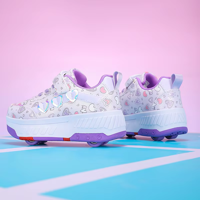 Chaussures à roulettes pour enfants, baskets à roulettes, patins à roulettes pour enfants, chaussure