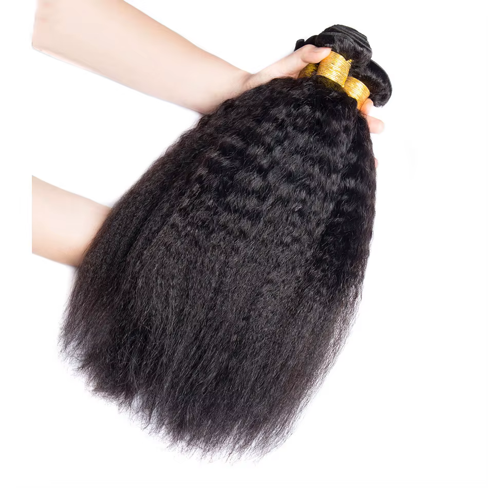 Bundles de cheveux brésiliens crépus pour femmes noires, extensions de cheveux humains Remy, vague d