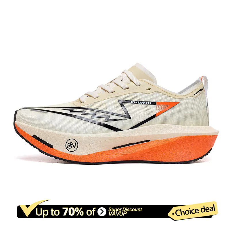 Chaussures de course pour hommes avec plaque en carbone, respirantes, légères, confortables, baskets